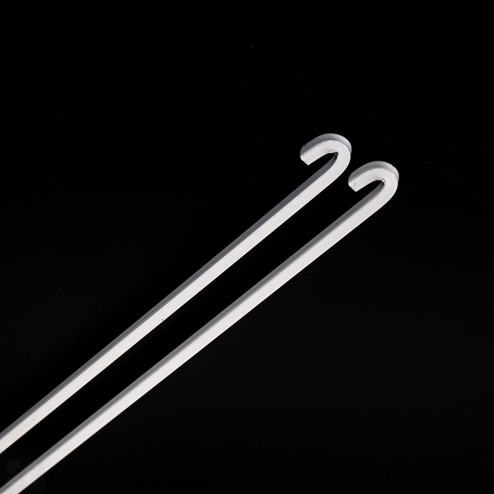 Varilla Cuadros Blancas 1,5 m + 2 Ganchos 2 uds.