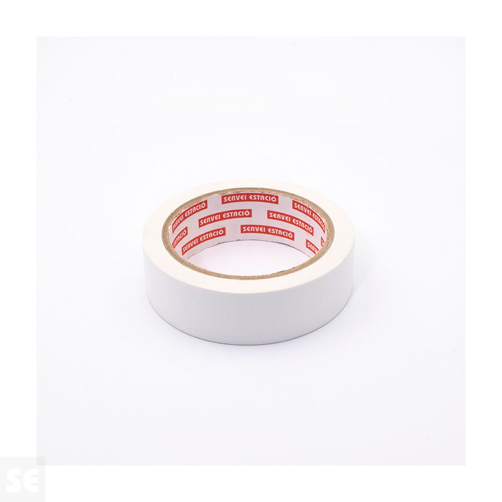 Cinta Adhesiva Tela 10 m (largo) x 30 mm (ancho) Blanco