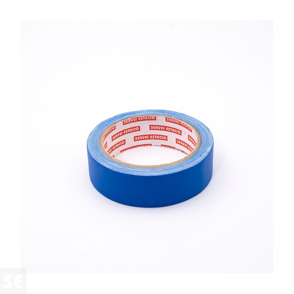 Cinta Adhesiva Tela 10 m (largo) x 30 mm (ancho) Azul