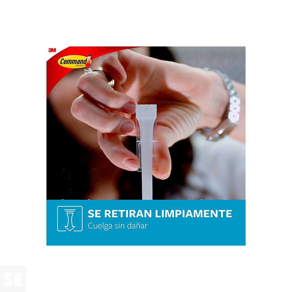 Gancho Command Metal Moderno Mediano