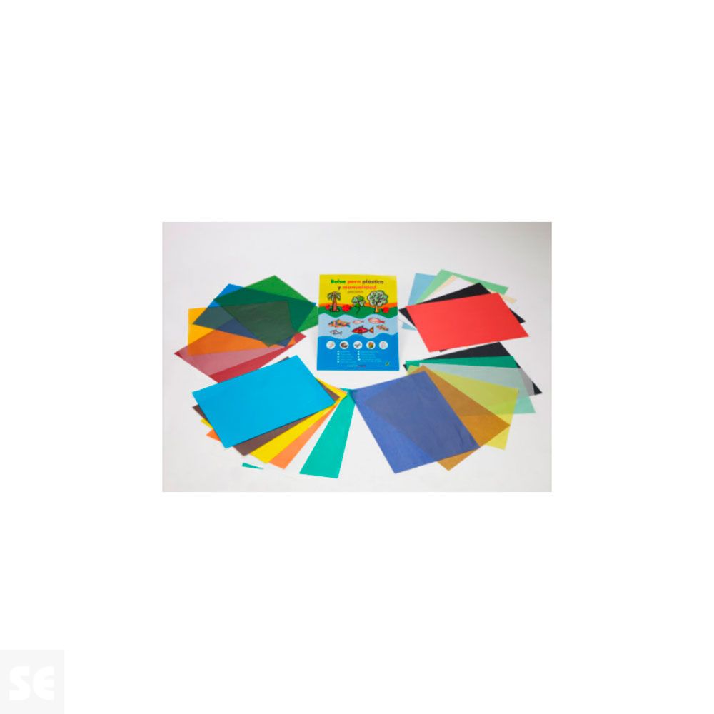 10 Hojas Seda Color Surti 16Gr 24 x 32 cm