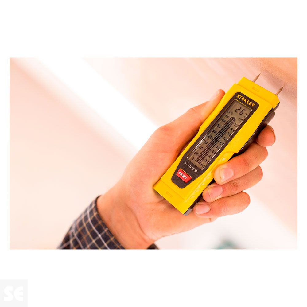 Medidor De Humedad Lcd Stanley0-77-030