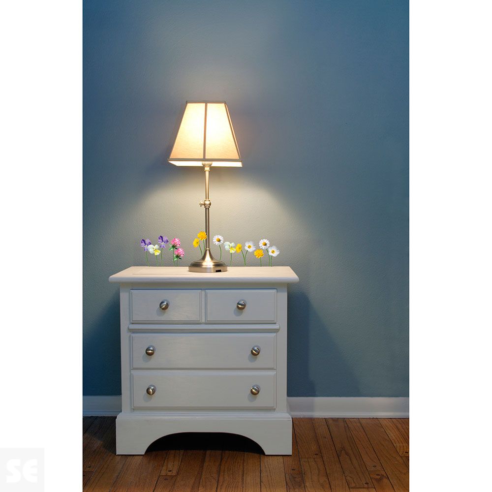 Adhesivo Pared Flores Silvestres 11x10,5Cm