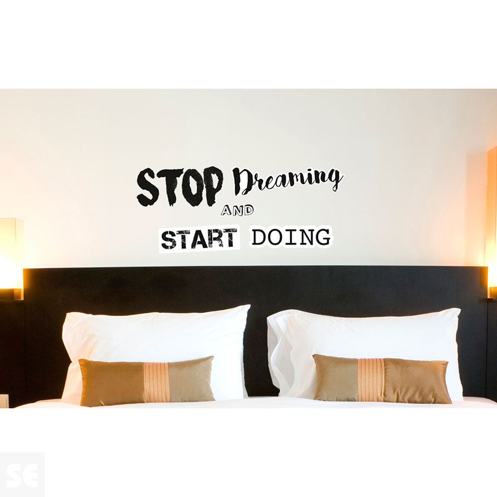 Sticker Deco Stop Dreaming 24x68Cm