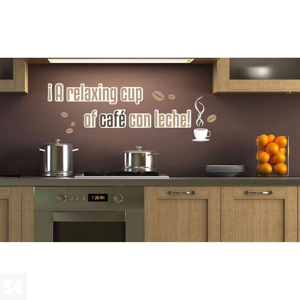 Sticker Deco A Relaxing Cup 24x68Cm