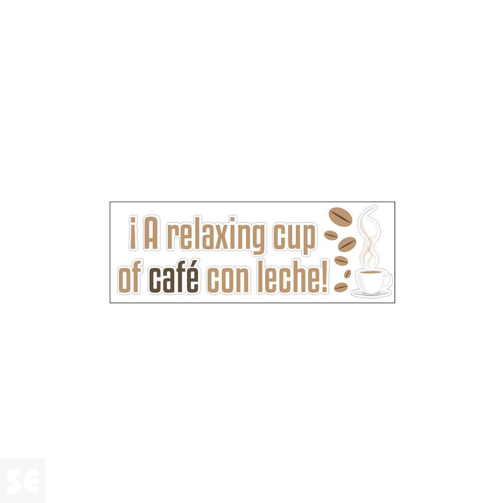 Sticker Deco A Relaxing Cup 24x68Cm
