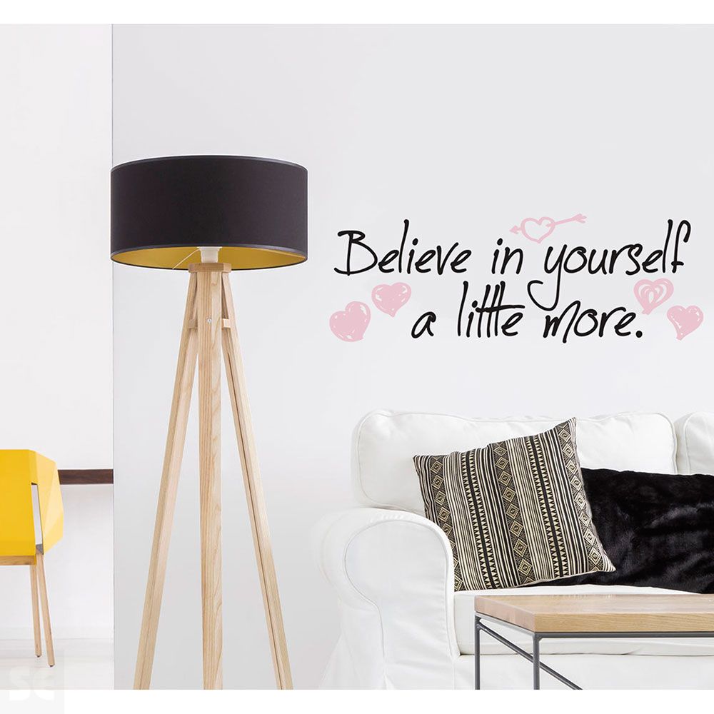 Sticker Deco Believe In Yourself 24x68Cm