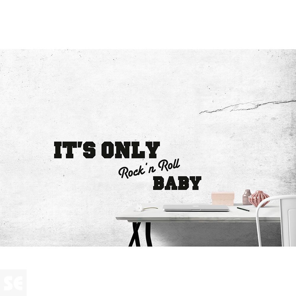 Sticker Deco It'S Only Rock N Roll 24x68Cm