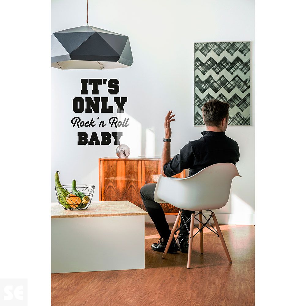 Sticker Deco It'S Only Rock N Roll 24x68Cm