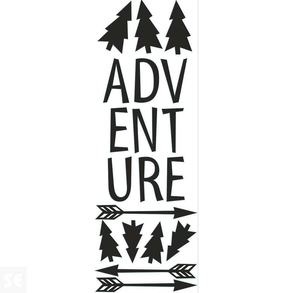 Sticker Deco Adventure 24x68Cm
