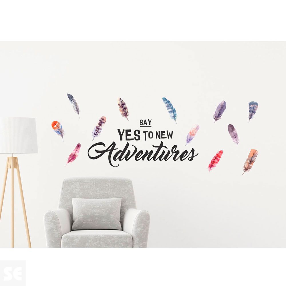 Sticker Deco New Adventure 24x68Cm