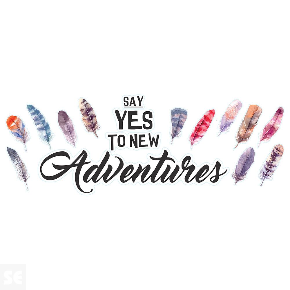 Sticker Deco New Adventure 24x68Cm
