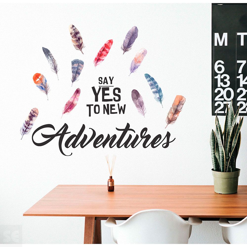 Sticker Deco New Adventure 24x68Cm