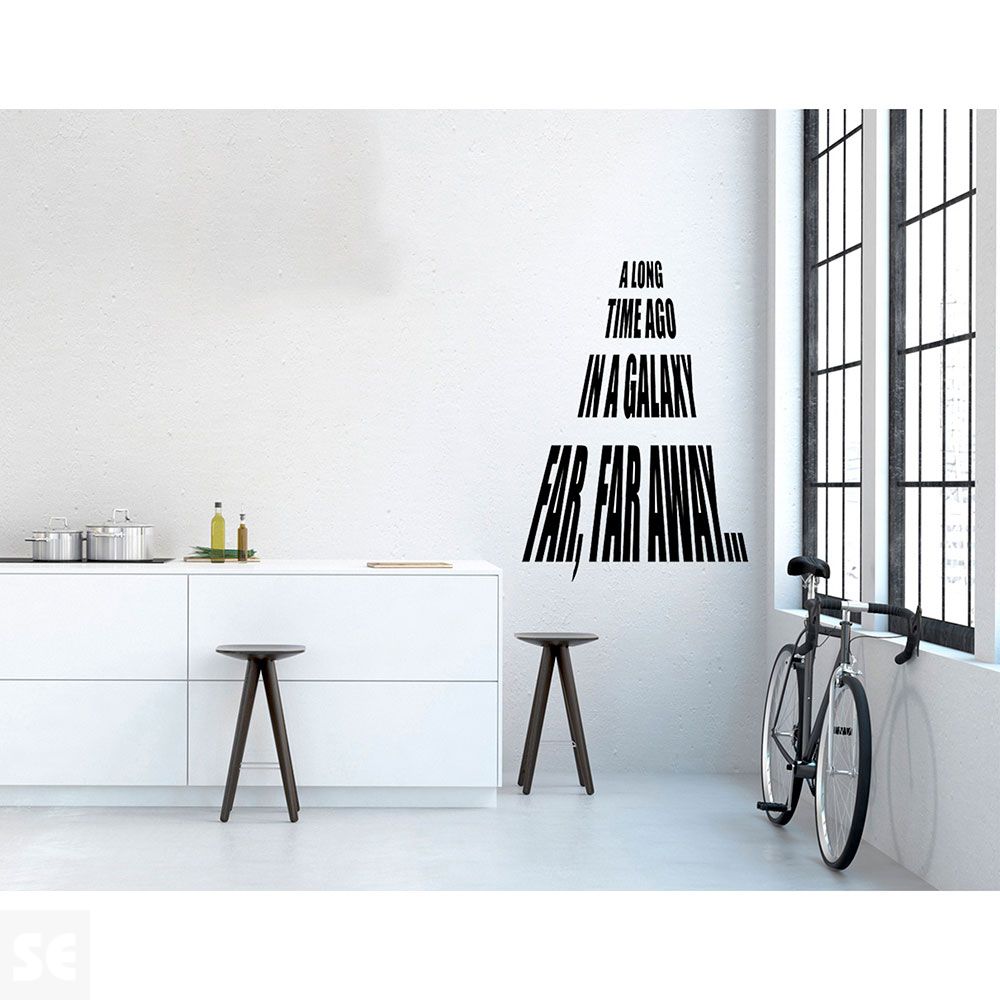 Stickers Deco - A Long Time 48x68 Cm