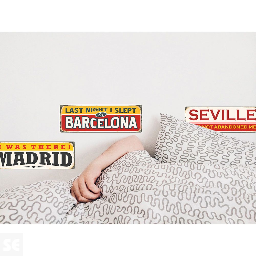 Stickers Deco - M-Bcn-S Placas 48x68 Cm