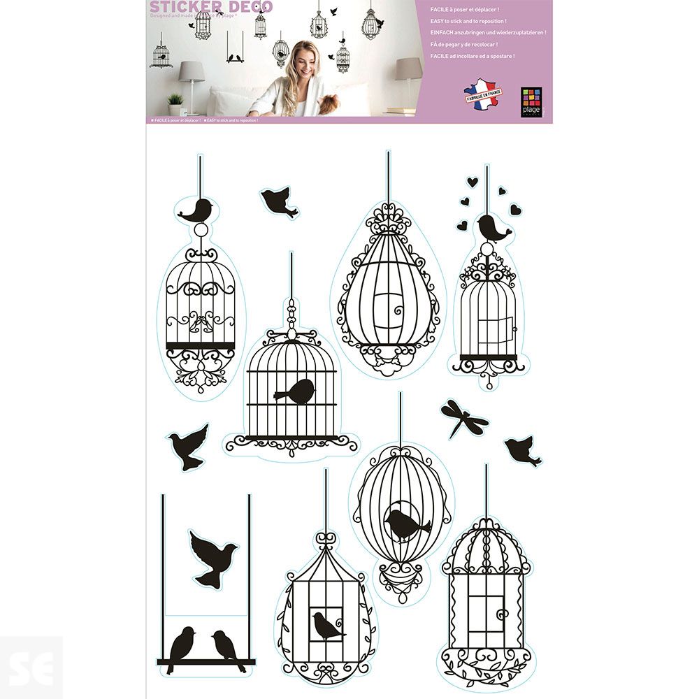 Stickers Deco - Romance 48x68 Cm