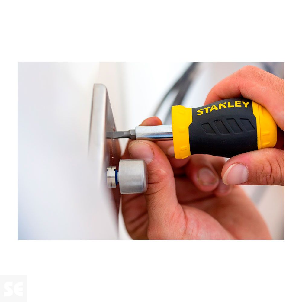 Destornillador Multipuntas De Carraca 7Pcs. Stanley 0-66-358