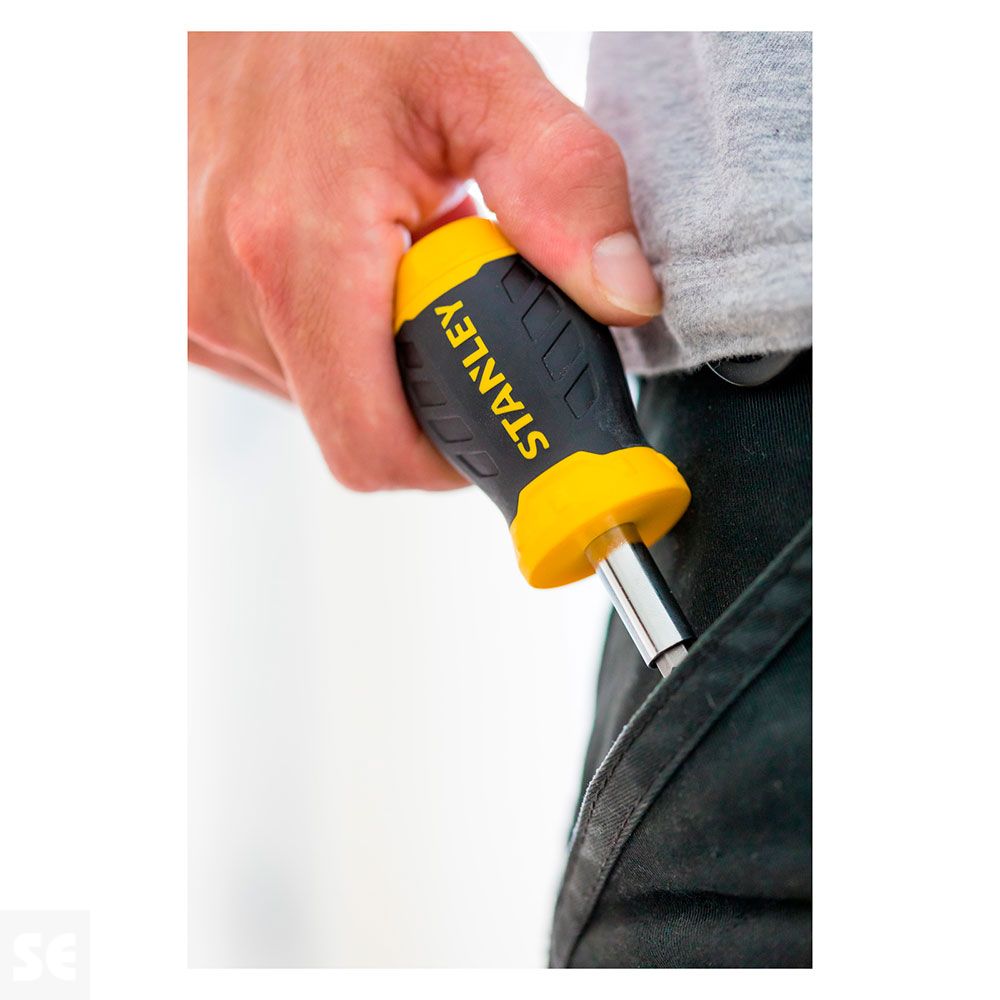 Destornillador Multipuntas De Carraca 7Pcs. Stanley 0-66-358