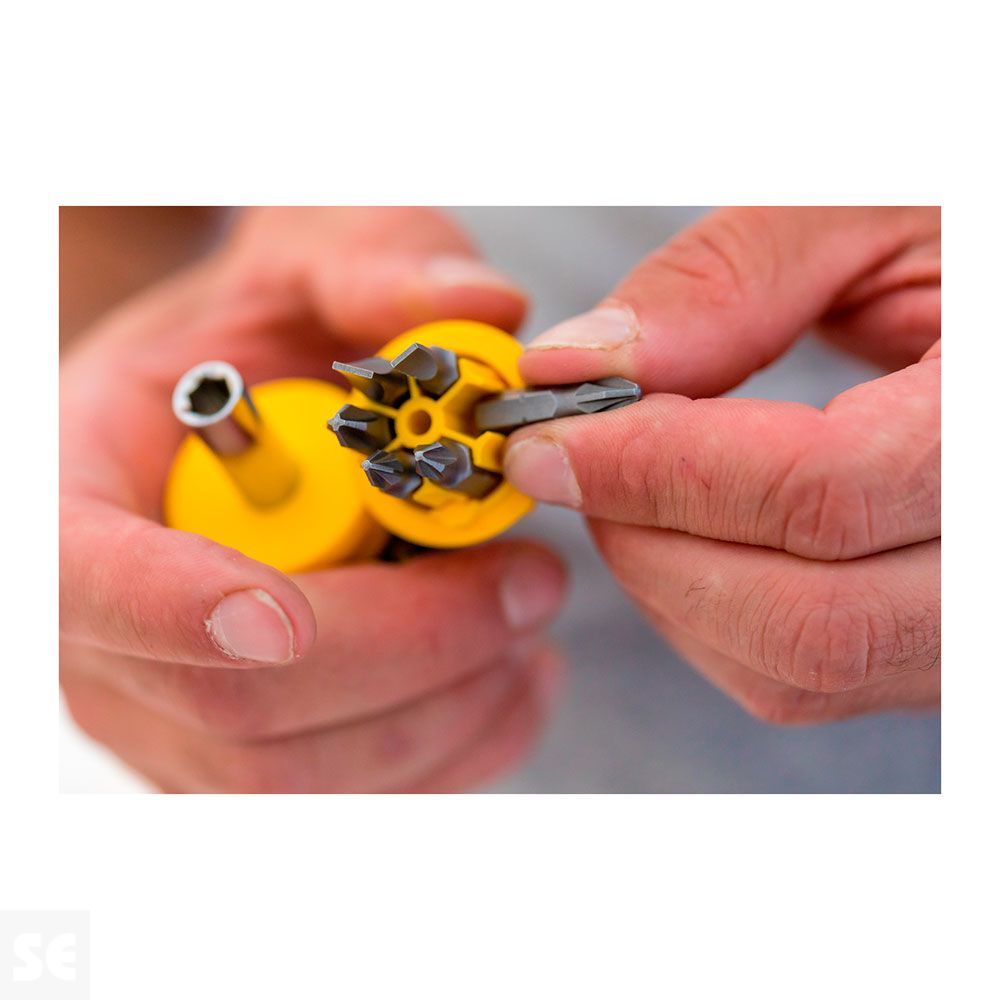 Destornillador Multipuntas Extra Corto 7Pcs. Stanley 0-66-357