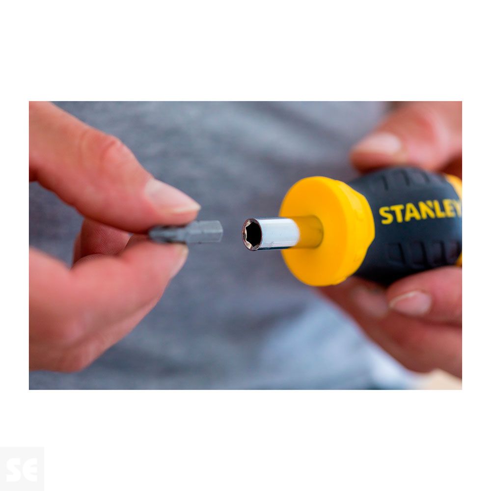 Destornillador Multipuntas Extra Corto 7Pcs. Stanley 0-66-357