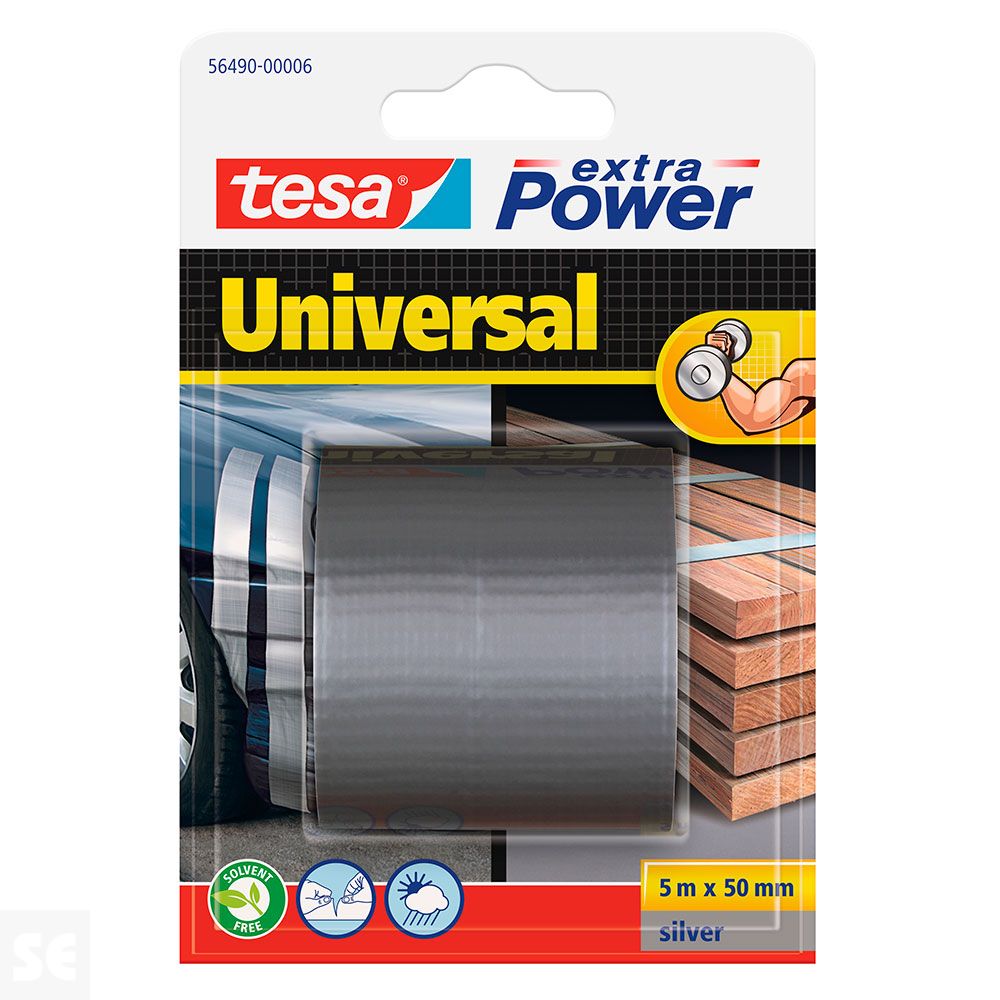 Cinta Americana Extrapower Plata 5Mts 50Mm.