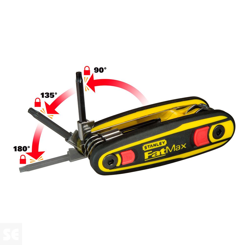 Llaves Hexagonales Juego 8Pzs. Bloqueables Stanley 0-97-552