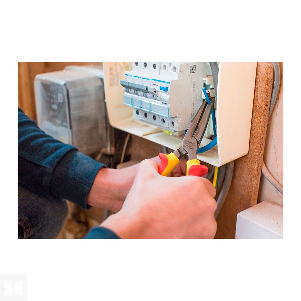 Alicate 1000V Vde Stanley Punta Acodada 200Mm 0-84-008