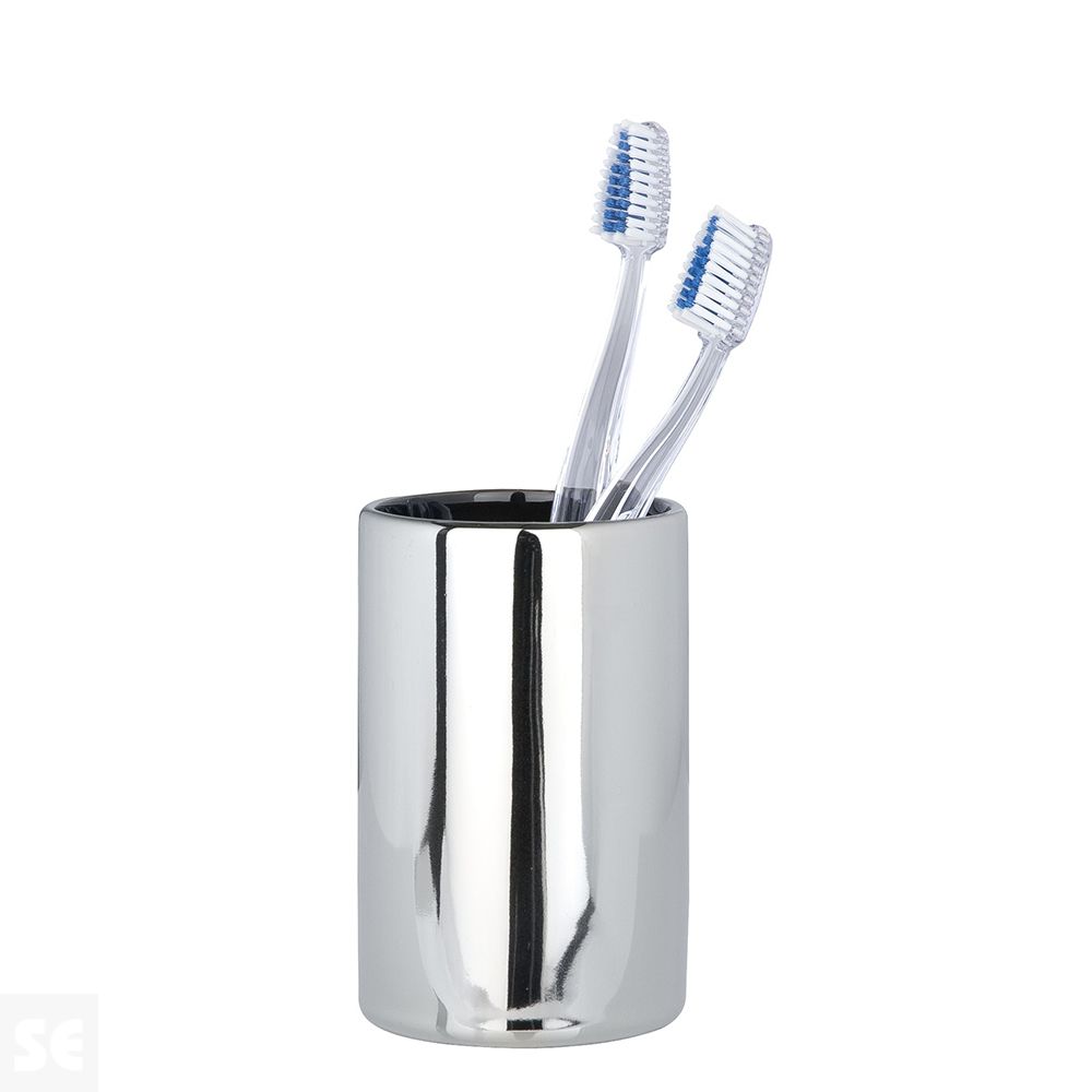 Vaso De Dientes Polaris Cromado Wenko