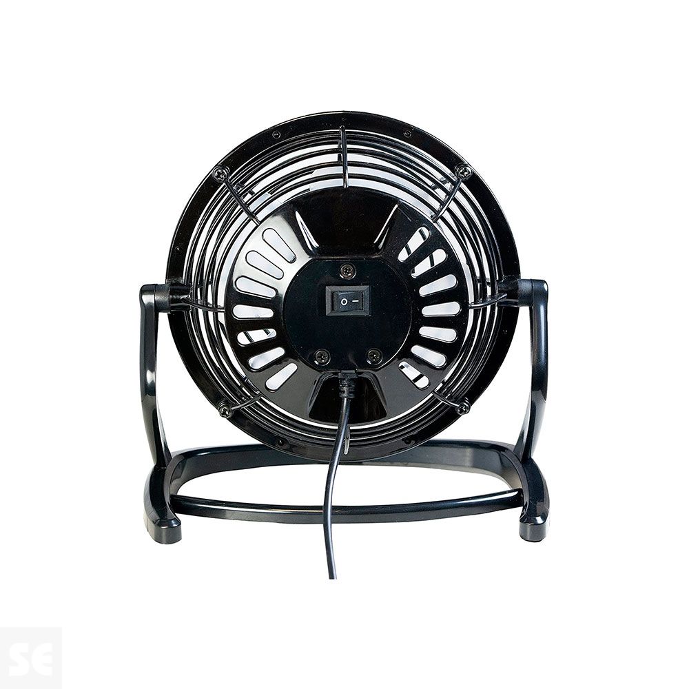 Ventilador Sobremesa Portátil USB 1A. Cabezal Ajustable Silencioso