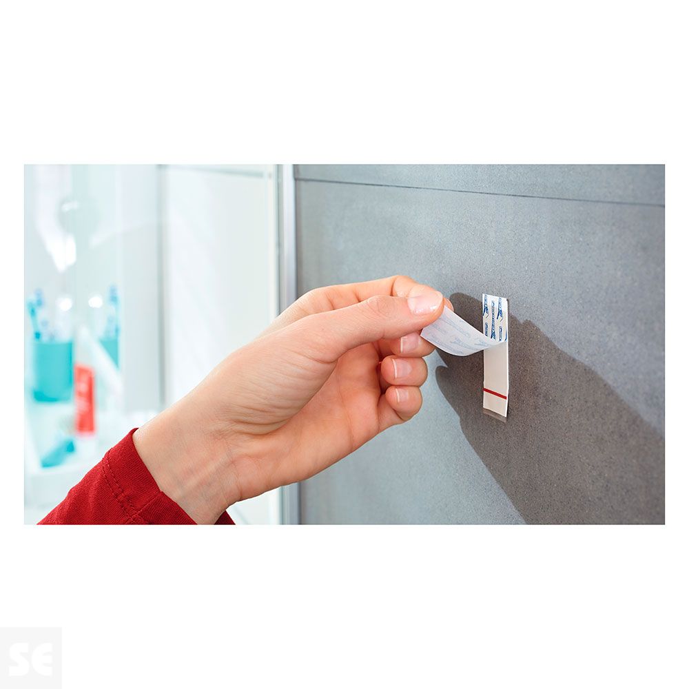 Powerstrips Waterproof Gancho Plastico Blanco