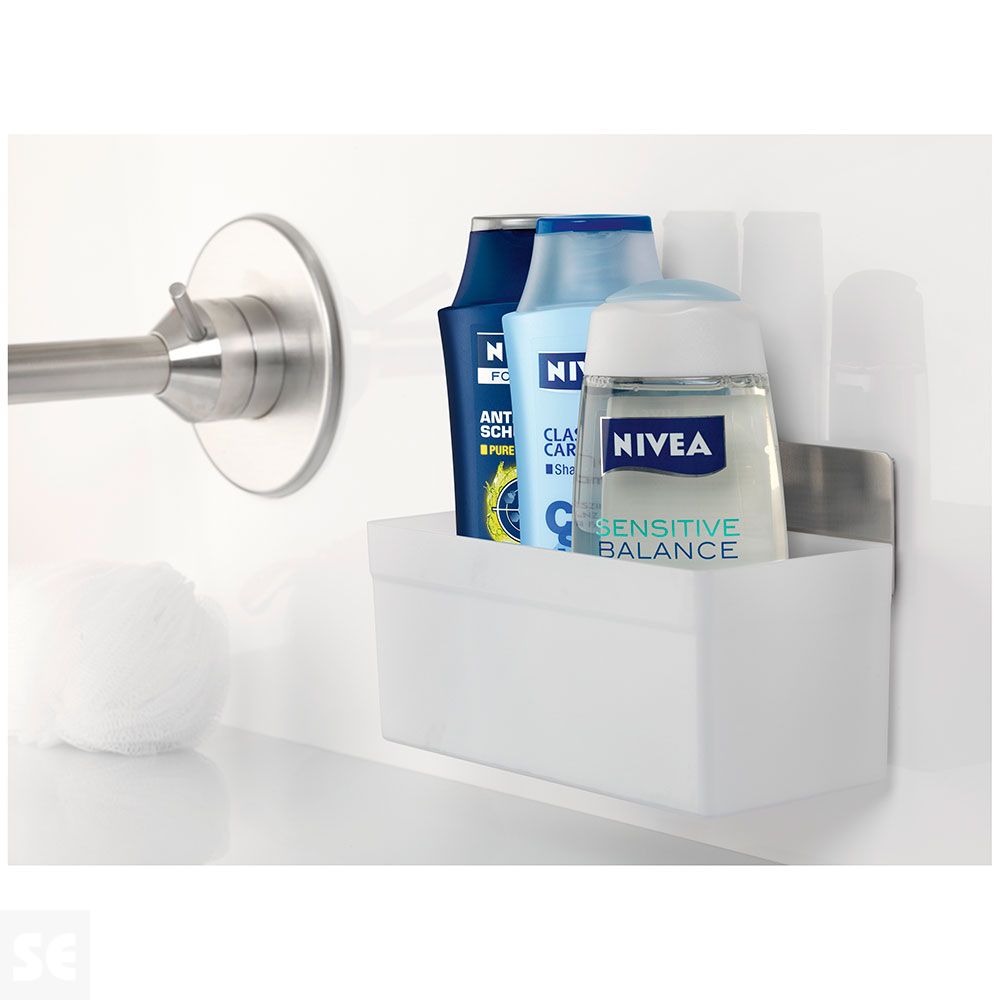 Powerstrips Waterproof Inox Cesta Para Baños