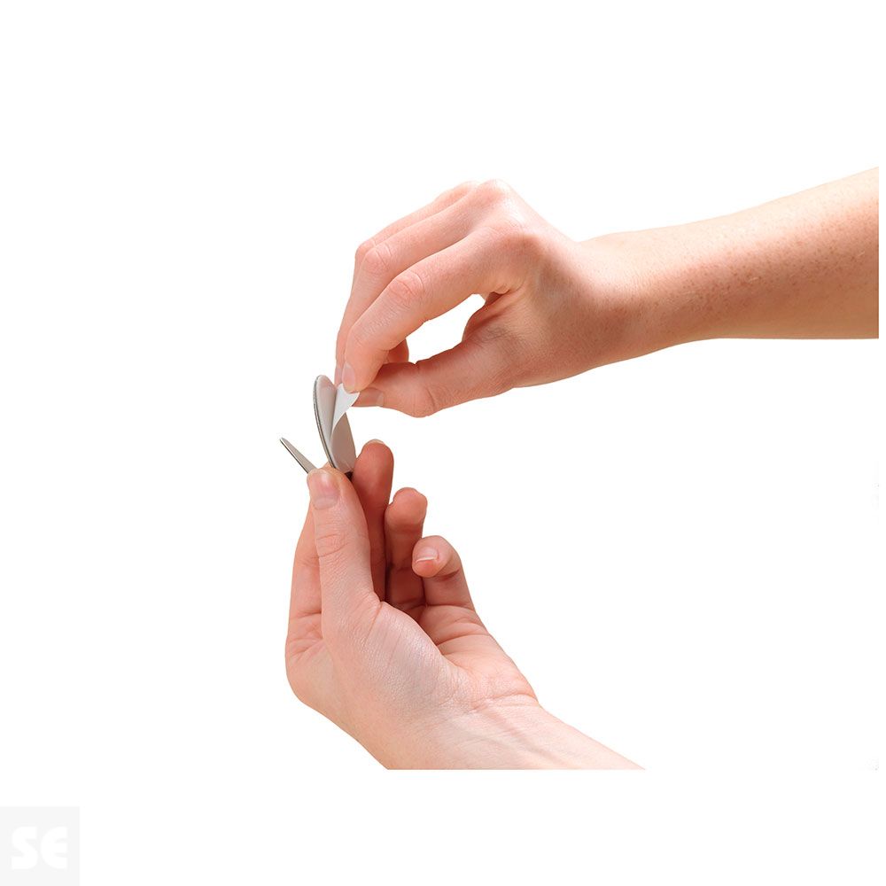 Ganchos Permanentes 2 Ganchos Ovais L Metal