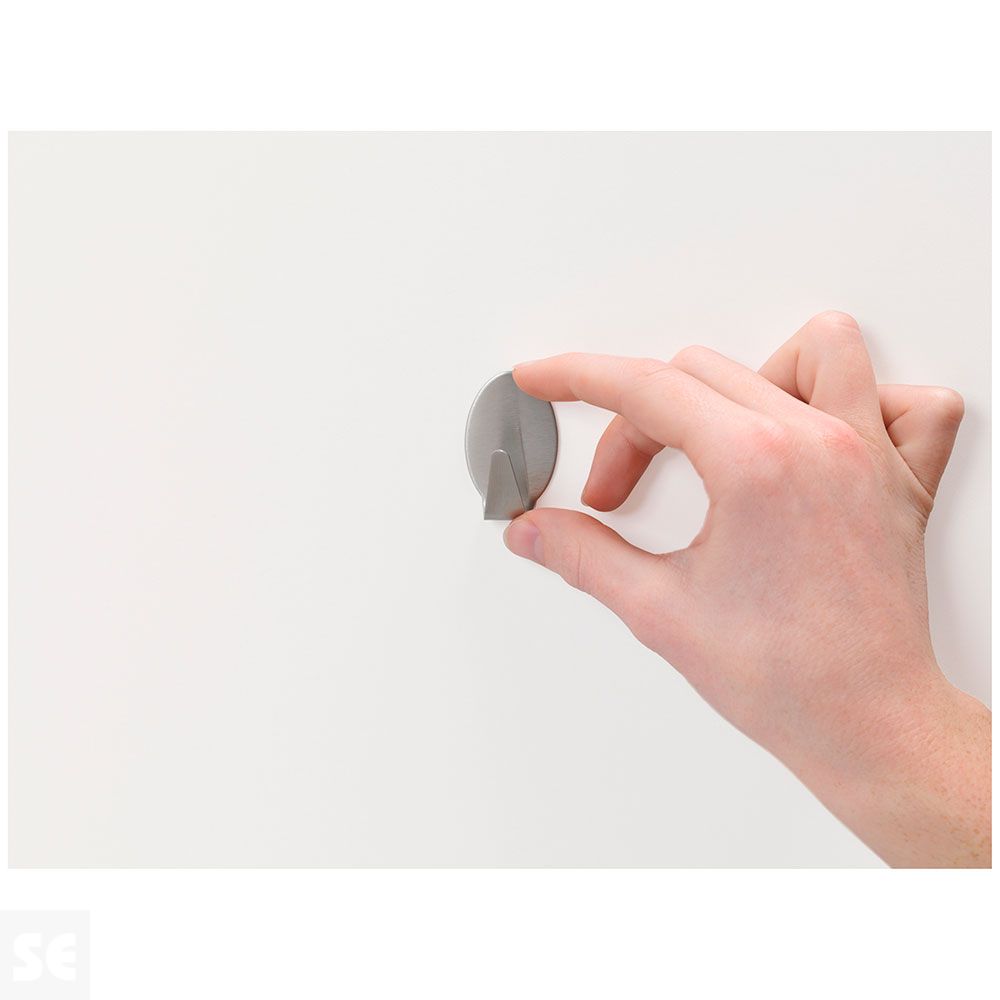 Ganchos Permanentes 2 Ganchos Ovais L Metal