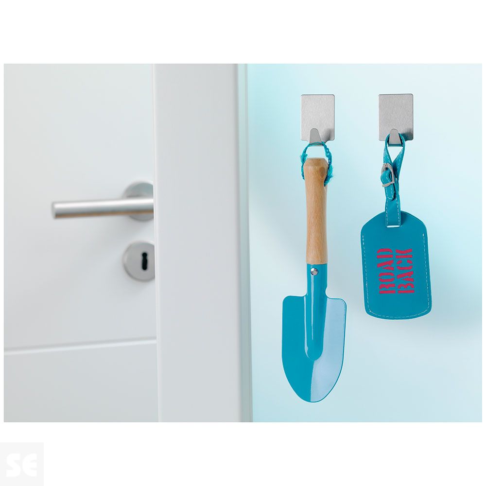 Ganchos Permanentes 2 Ganchos Rectangulares L Metal