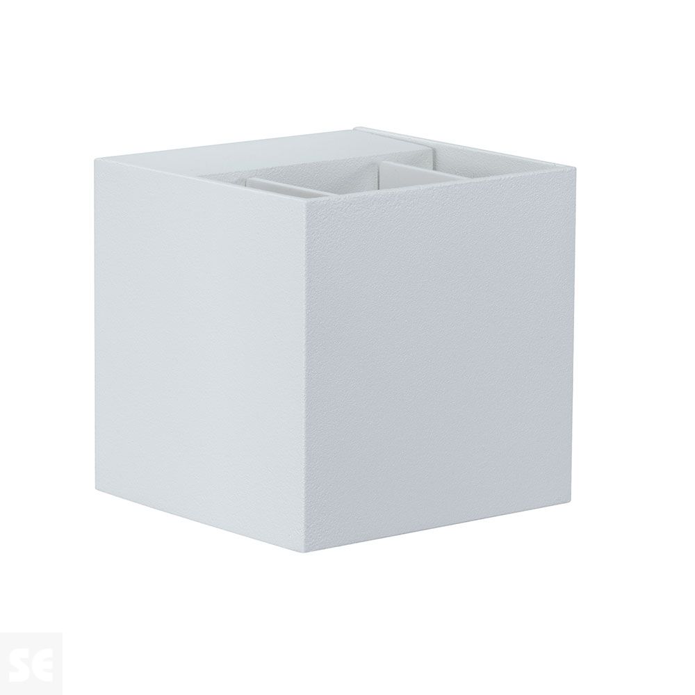 Lámpara de pared Led 2x3 W Ip65 Eck 80x80 Blanco Ref.18001