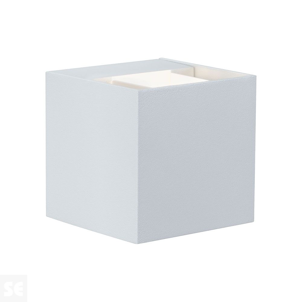 Lámpara de pared Led 2x3 W Ip65 Eck 80x80 Blanco Ref.18001