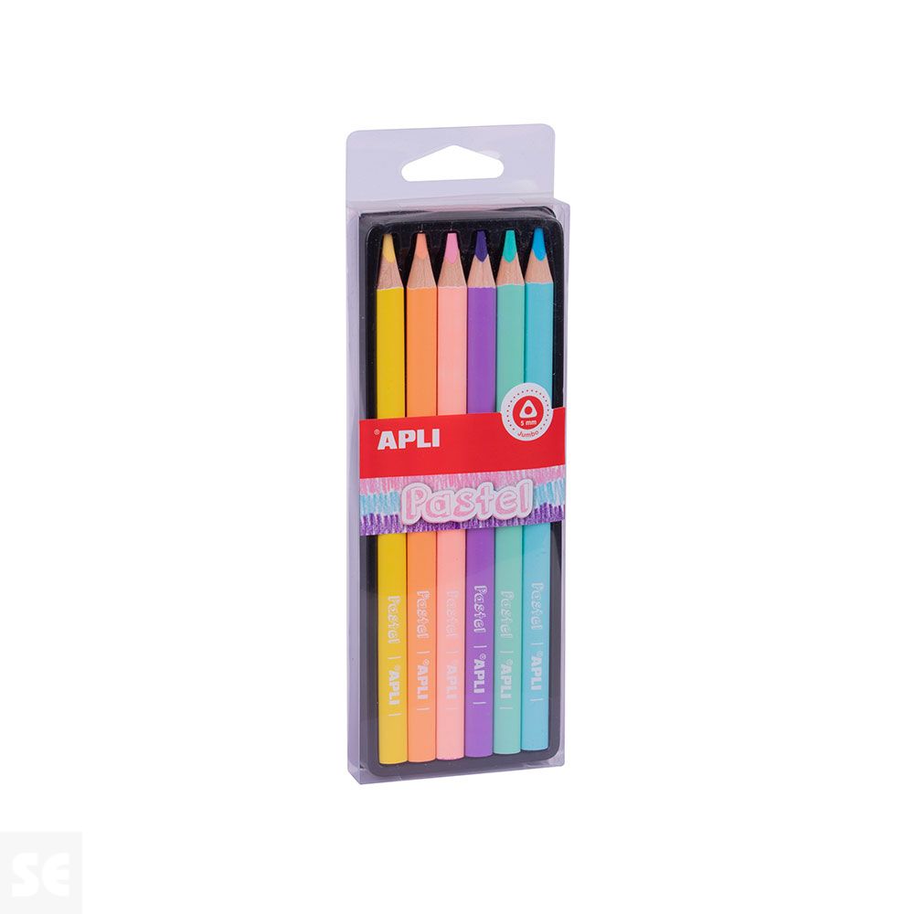 Lápiz Jumbo Pastel Tri. Col.Surt. 18059