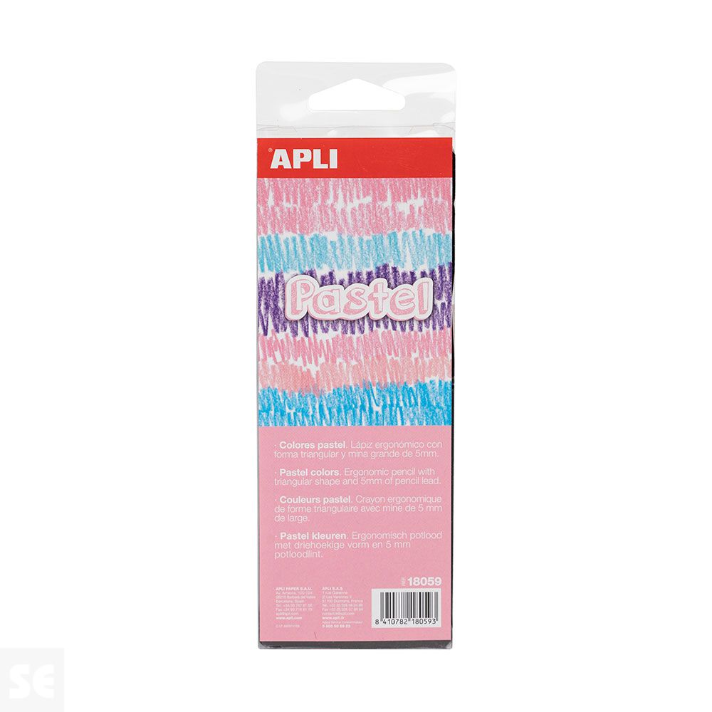 Lápiz Jumbo Pastel Tri. Col.Surt. 18059