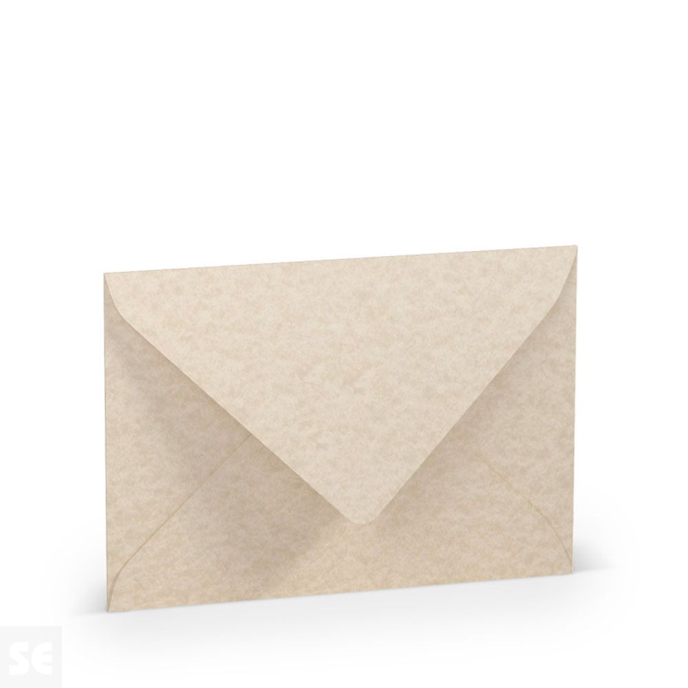 Sobre C-6 Papel 100 g Pergamino Marrón 105x148 mm (5 uds.)