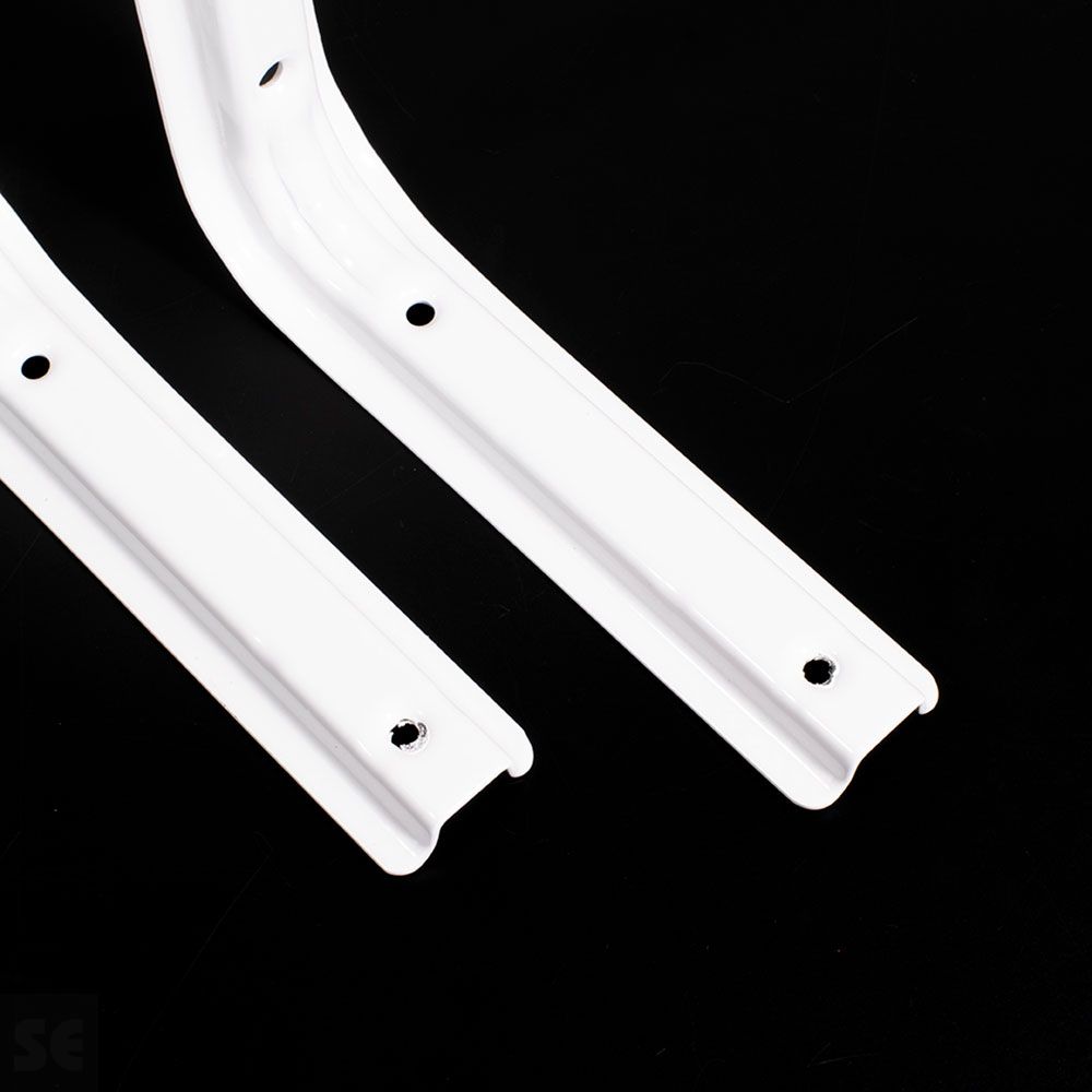 Soporte Escuadra Mod.210 Blanco 200x150 Tacos-Tornill. 2 Unds