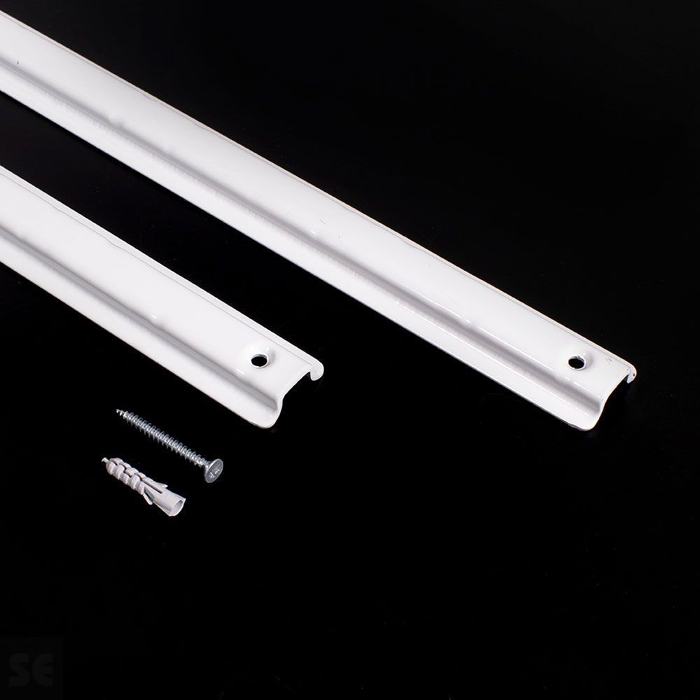 Soporte Escuadra Mod.210 Blanco 250x200 Tacos-Tornill. 2 Unds