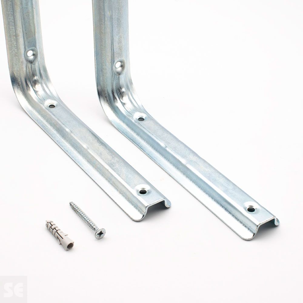 Soporte Escuadra Mod.210 Zinc. 200x150 Tacos-Tornill. 2 Unds