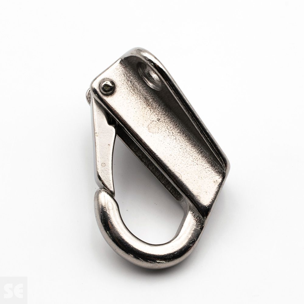 Gancho con Muelle Inoxidable A4 Dos Tornillos Tipo B (1u.)