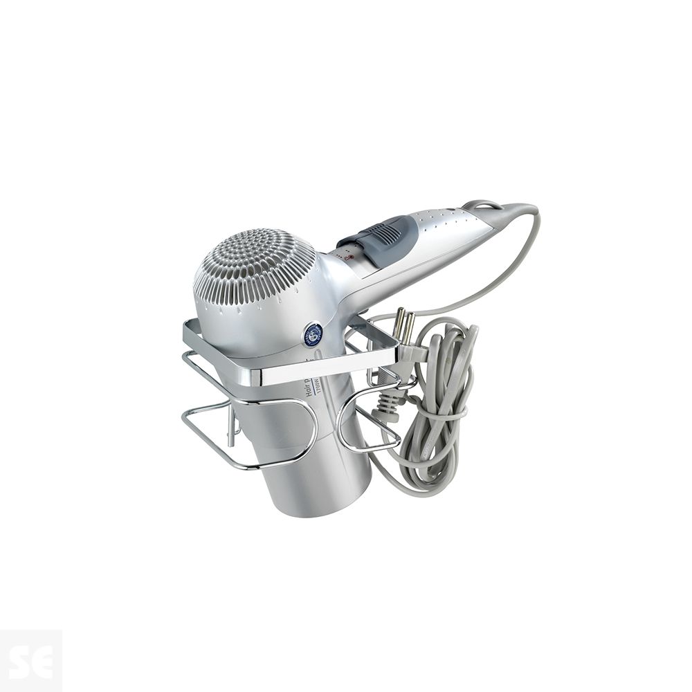 Soporte Secador De Pelo Premium De Acero Inoxidable