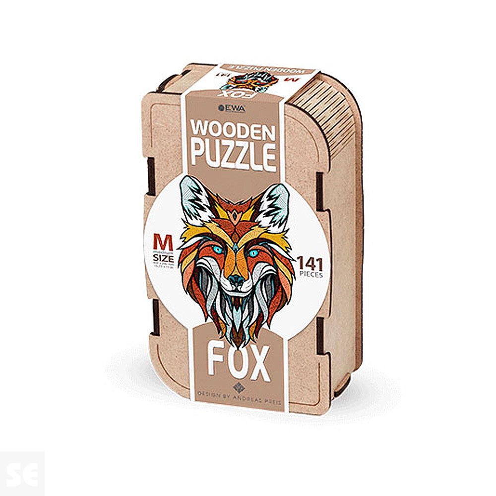 Ewa Puzzle Zorro (M) 141 Piezas Caja de Madera