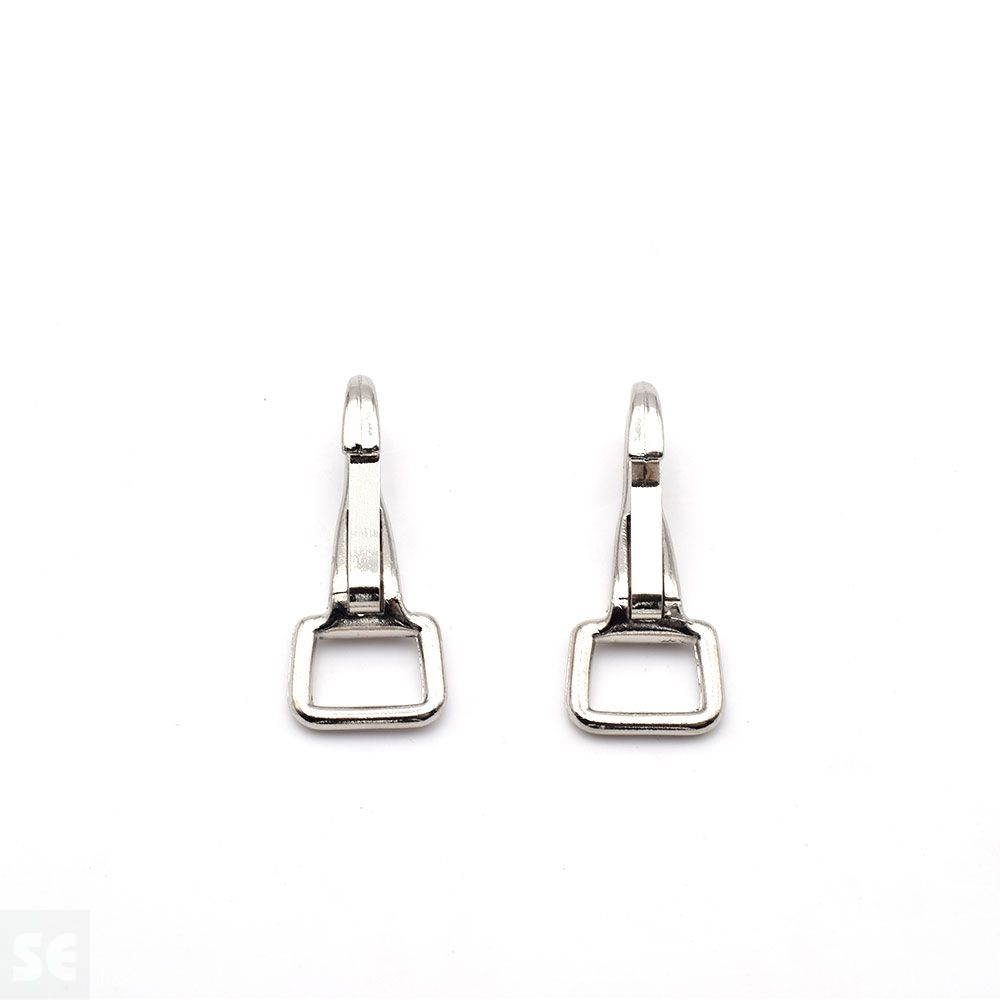 Mosquetón Zamak Galvaniz.N.4 43mm (2u.)