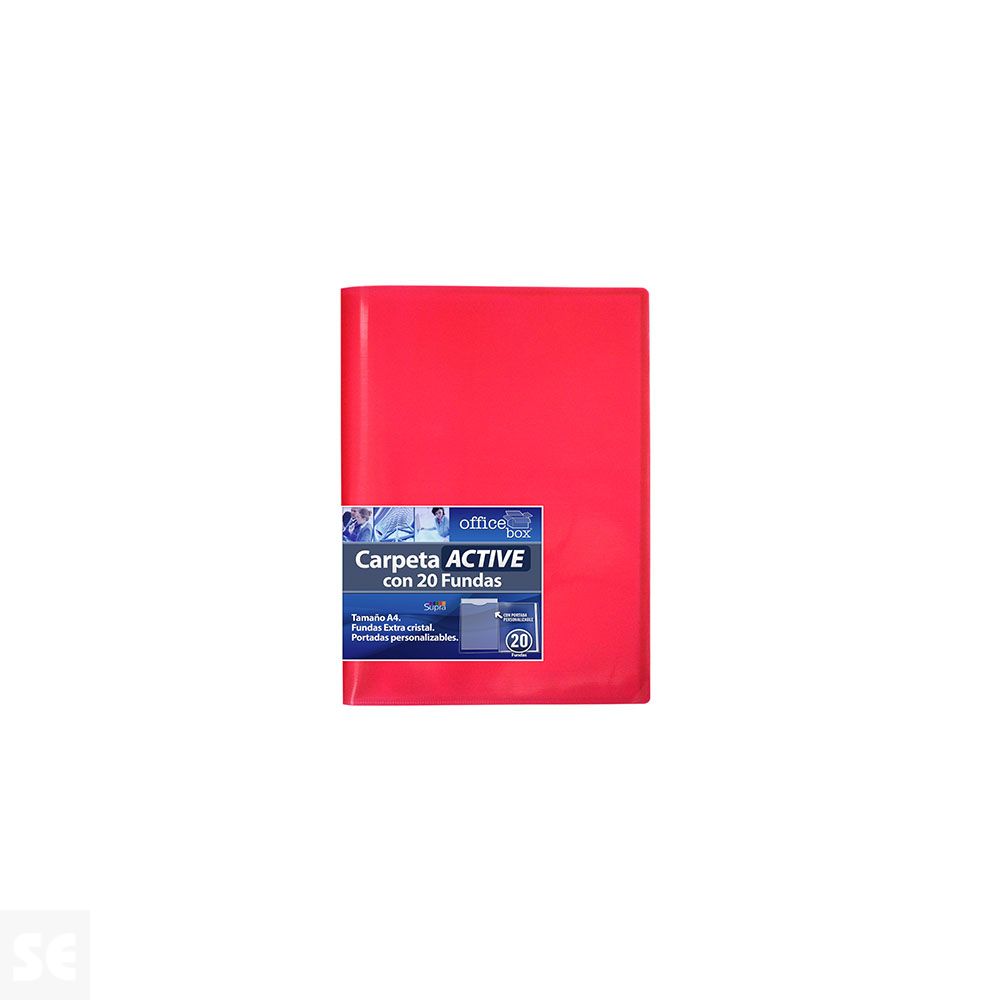 Carpeta Fundas Supra 20 Fundas A4 (Verde)