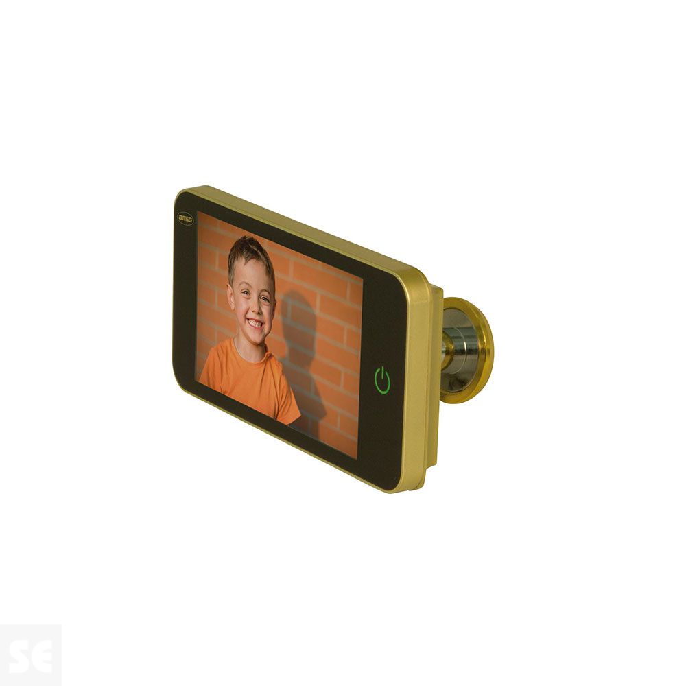 Mirilla Digital Dw 4.0 Hd Oro. Ángulo de visión 160º