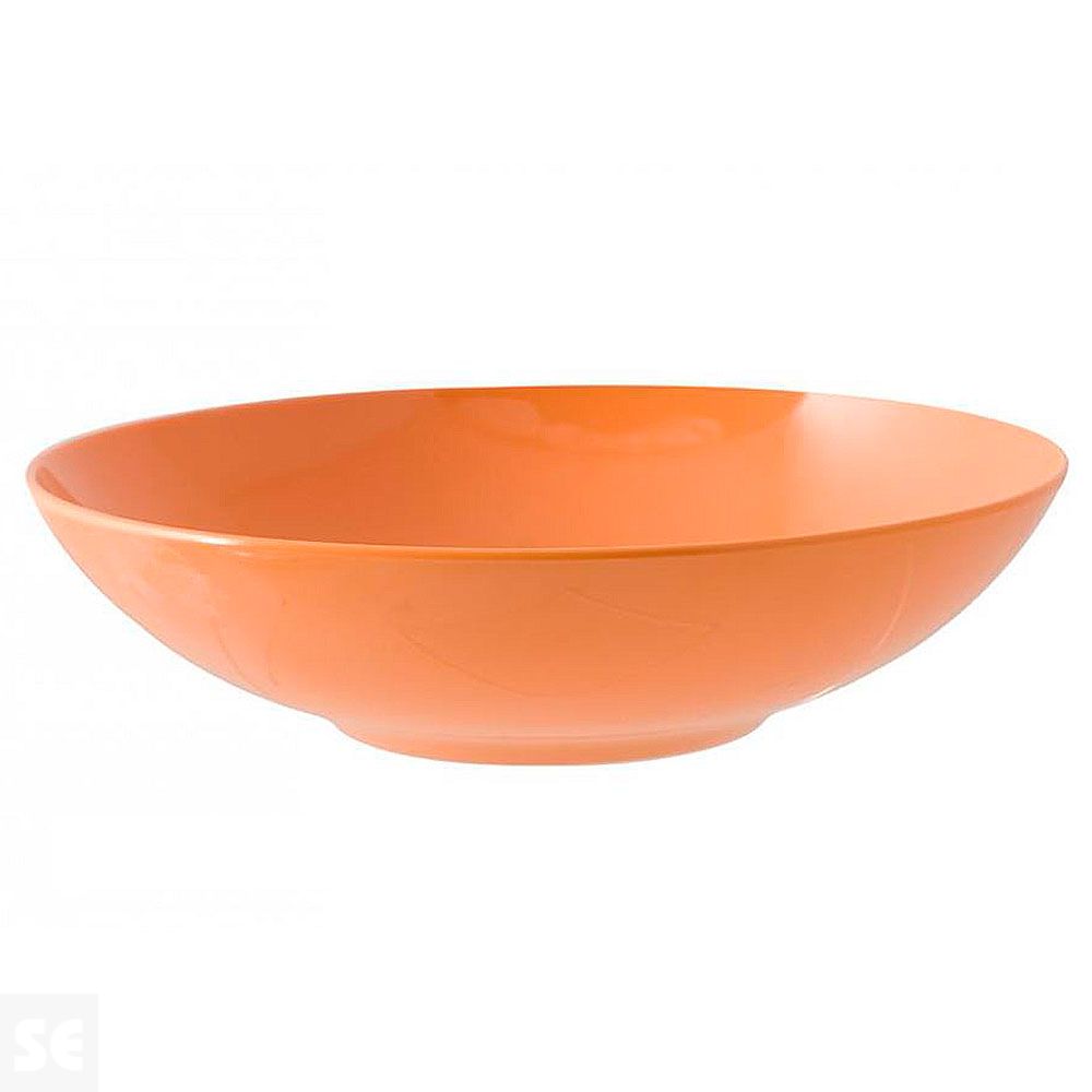 Plato Hondo Melamina Naranja 20 cm
