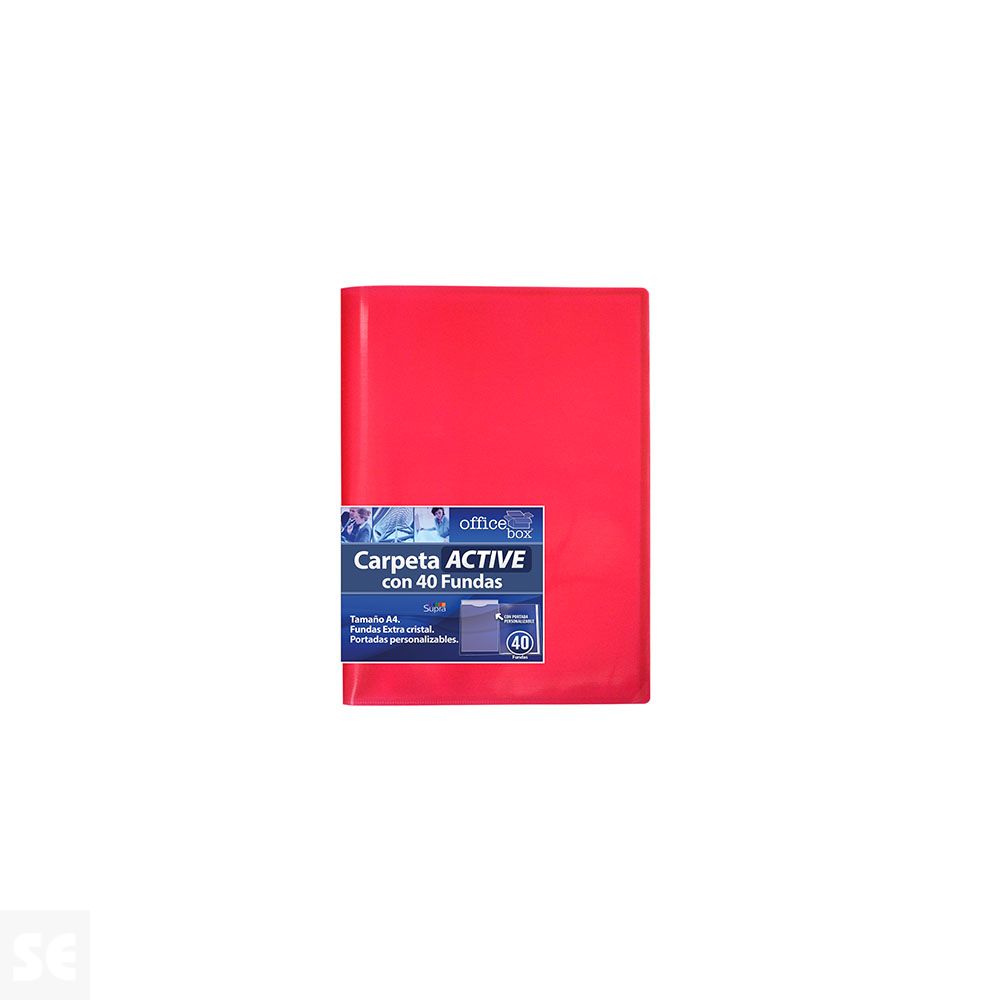 Carpeta De Fundas Supra  40 Fundas A4 19415